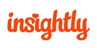 The Insightly logo, in vibrant orange cursive with a heart dotting the i, harmonizes perfectly with the innovative spirit of LeadMethod, representing a seamless blend of creativity and strategy.