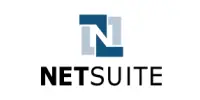 The NetSuite logo showcases a stylized blue N intertwined with a gray L, complemented by NETSUITE in bold black letters below. This design echoes the integration simplicity found in LeadMethods innovative solutions.