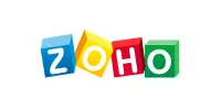 The vibrant logo of Zoho features the letters Z, O, H, and O in colorful blocks, embodying innovation and creativity. Just like LeadMethod enhances sales processes, Zoho stands out with its eye-catching design.