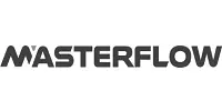 Logo with the text MASTERFLOW in bold, uppercase letters, symbolizing a seamless pump selection portal.
